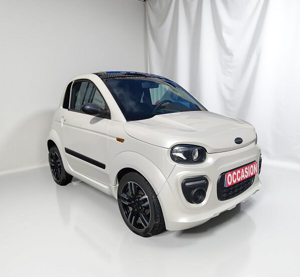 MICROCAR DUE DCI BLANC NACRE TOIT NOIR